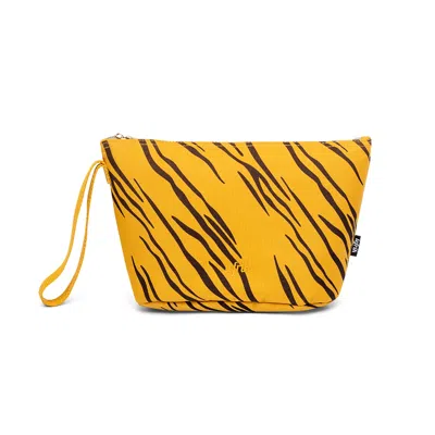 Lefrik Women's Yellow / Orange Zoid Case Bag M Tiger