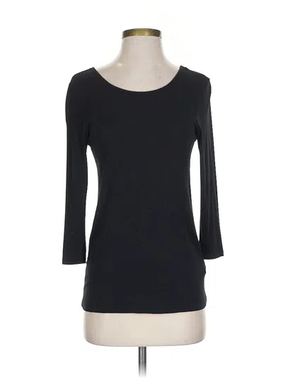 Pre-owned Left Coast By Dolan 3/4 Sleeve T-shirt In Black