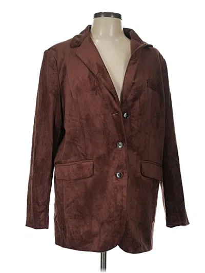 Pre-owned Left Coast By Dolan Blazer Jacket In Brown