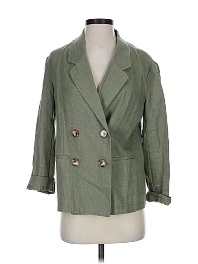 Pre-owned Left Coast By Dolan Blazer Jacket In Green