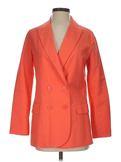 Pre-owned Left Coast By Dolan Blazer Jacket In Orange