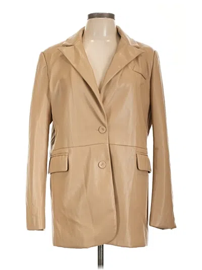 Pre-owned Left Coast By Dolan Blazer Jacket In Tan