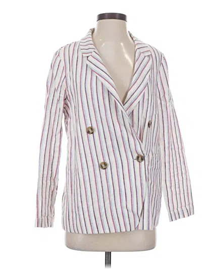 Pre-owned Left Coast By Dolan Blazer Jacket In White