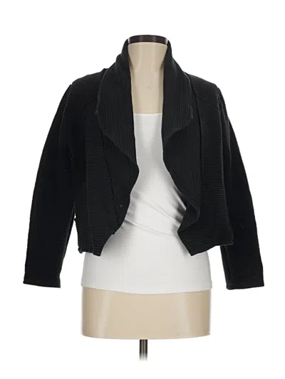 Pre-owned Left Coast By Dolan Cardigan Sweater In Black