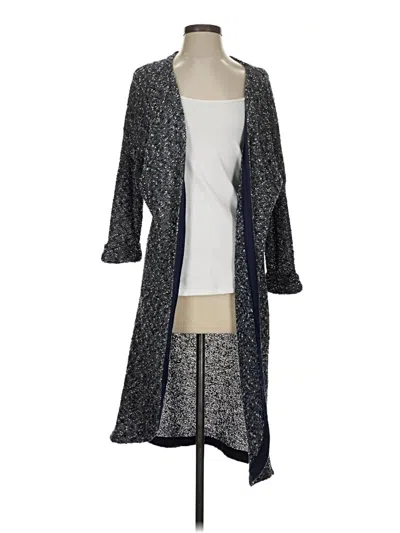 Pre-owned Left Coast By Dolan Cardigan Sweater In Blue
