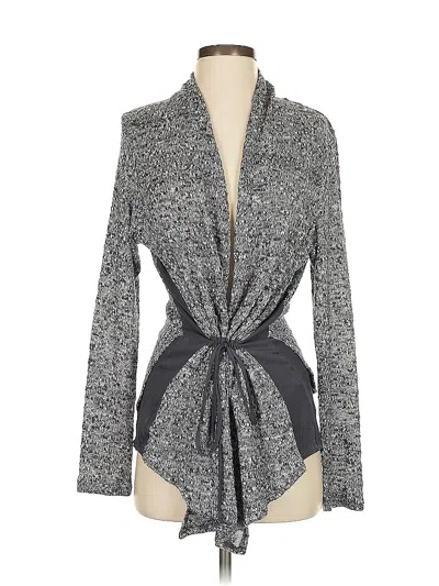Pre-owned Left Coast By Dolan Cardigan Sweater In Gray