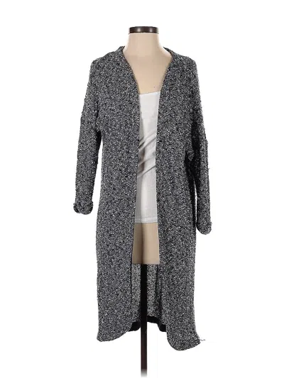 Pre-owned Left Coast By Dolan Cardigan Sweater In Gray