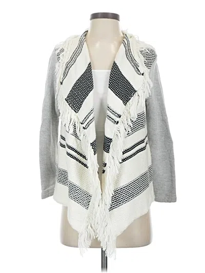 Pre-owned Left Coast By Dolan Cardigan Sweater In Gray