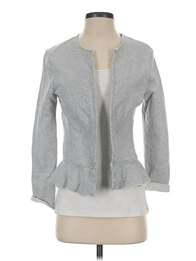 Pre-owned Left Coast By Dolan Cardigan Sweater In Gray