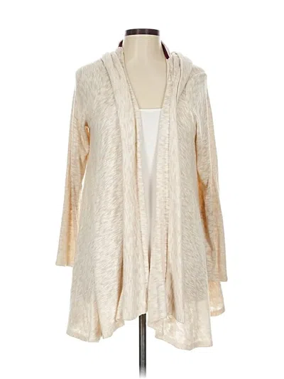 Pre-owned Left Coast By Dolan Cardigan Sweater In Ivory