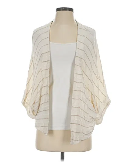 Pre-owned Left Coast By Dolan Cardigan Sweater In Ivory