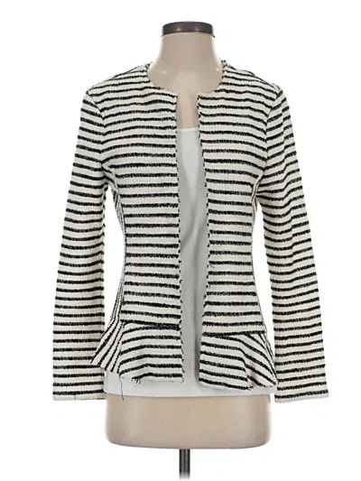 Pre-owned Left Coast By Dolan Cardigan Sweater In Silver