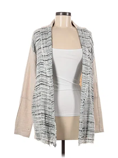 Pre-owned Left Coast By Dolan Cardigan Sweater In Tan