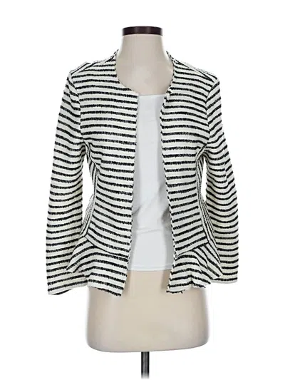 Pre-owned Left Coast By Dolan Cardigan Sweater In White