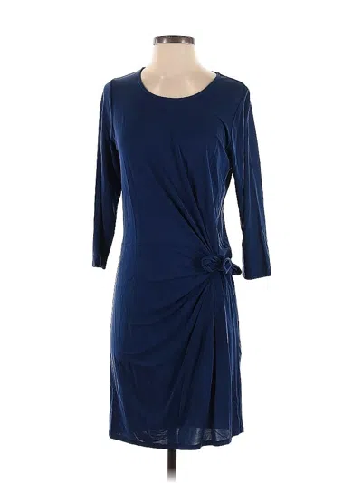 Pre-owned Left Coast By Dolan Casual Dress In Blue