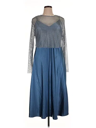 Pre-owned Left Coast By Dolan Casual Dress In Blue