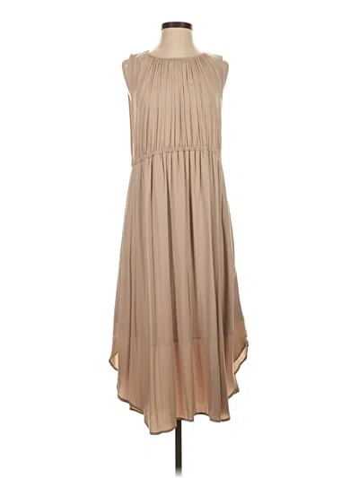 Pre-owned Left Coast By Dolan Casual Dress In Brown