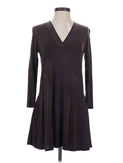 Pre-owned Left Coast By Dolan Casual Dress In Brown