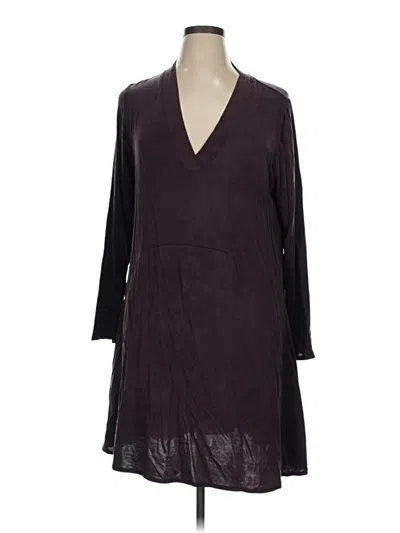 Pre-owned Left Coast By Dolan Casual Dress In Brown