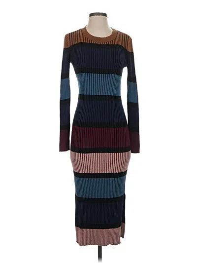 Pre-owned Left Coast By Dolan Casual Dress In Burgundy