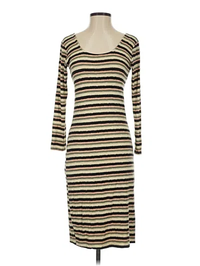 Pre-owned Left Coast By Dolan Casual Dress In Gold