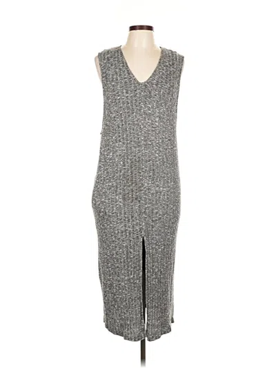 Pre-owned Left Coast By Dolan Casual Dress In Gray