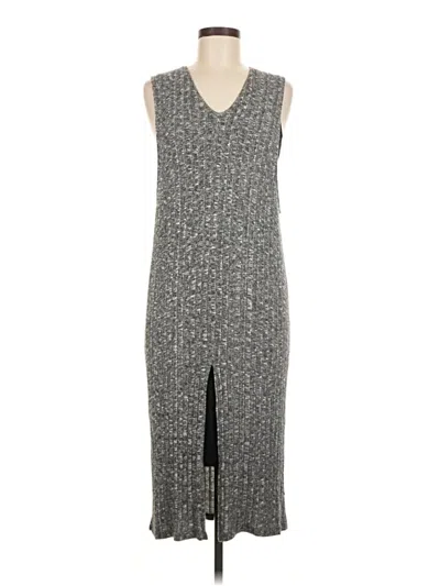 Pre-owned Left Coast By Dolan Casual Dress In Gray