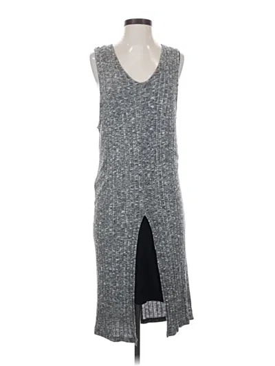 Pre-owned Left Coast By Dolan Casual Dress In Gray