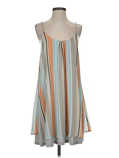 Pre-owned Left Coast By Dolan Casual Dress In Gray
