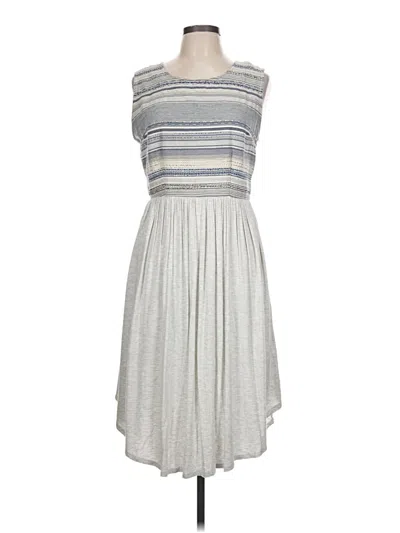 Pre-owned Left Coast By Dolan Casual Dress In Gray