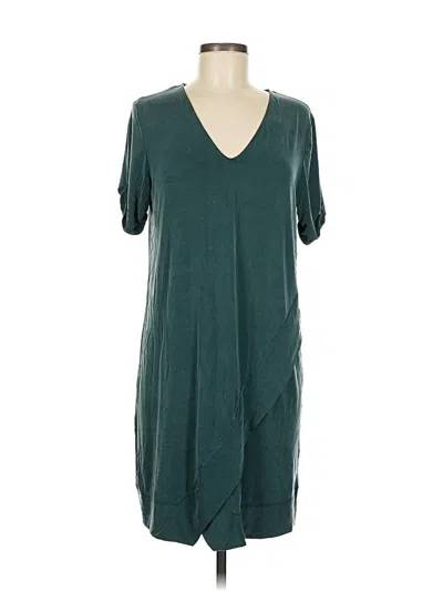 Pre-owned Left Coast By Dolan Casual Dress In Green