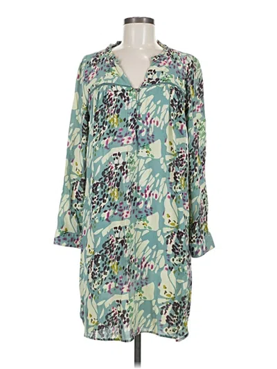 Pre-owned Left Coast By Dolan Casual Dress In Green