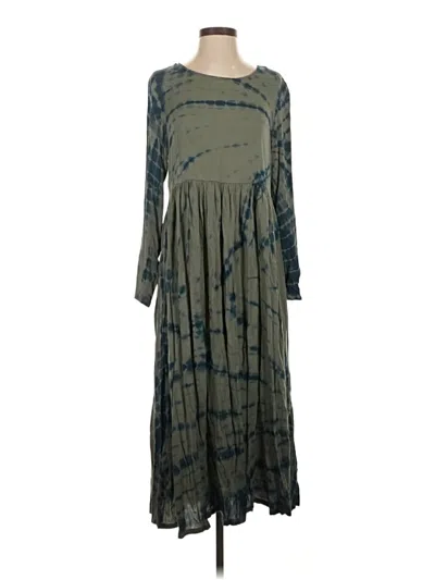 Pre-owned Left Coast By Dolan Casual Dress In Green