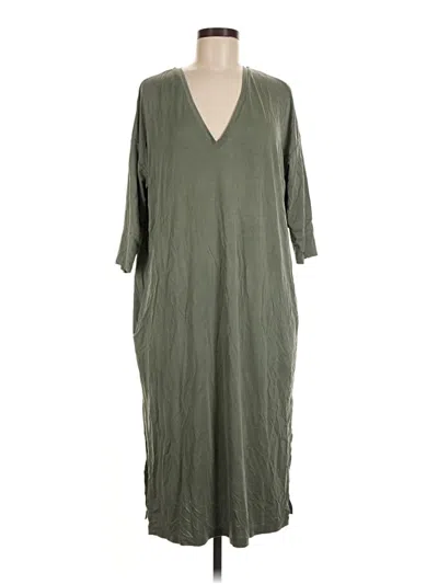 Pre-owned Left Coast By Dolan Casual Dress In Green