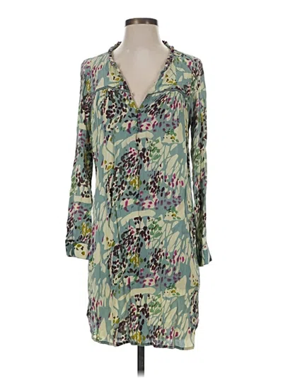 Pre-owned Left Coast By Dolan Casual Dress In Green