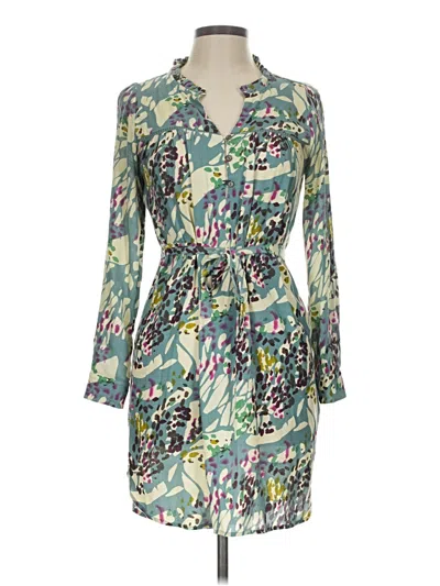 Pre-owned Left Coast By Dolan Casual Dress In Green