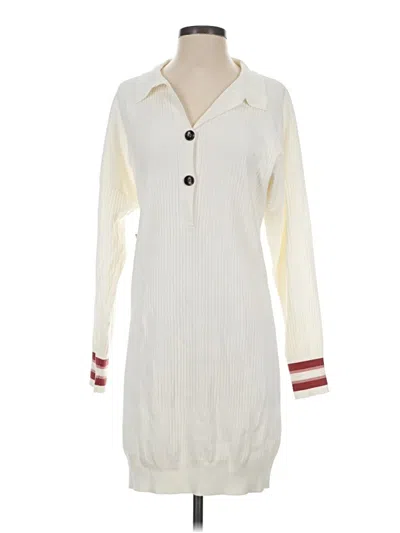 Pre-owned Left Coast By Dolan Casual Dress In Ivory