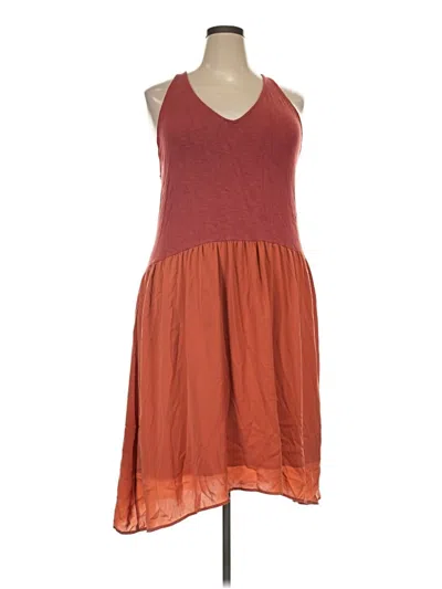 Pre-owned Left Coast By Dolan Casual Dress In Orange