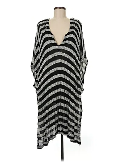 Pre-owned Left Coast By Dolan Casual Dress In Silver