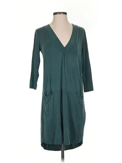 Pre-owned Left Coast By Dolan Casual Dress In Teal