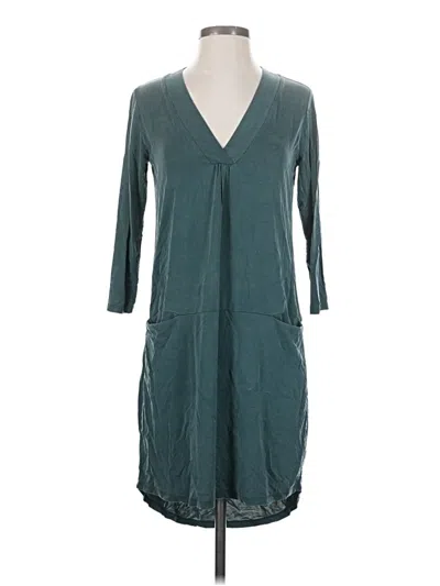 Pre-owned Left Coast By Dolan Casual Dress In Teal