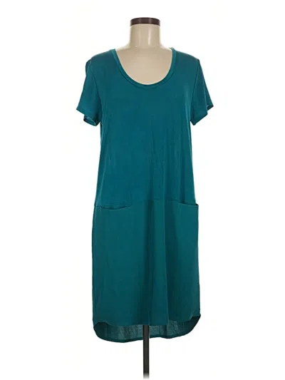 Pre-owned Left Coast By Dolan Casual Dress In Teal
