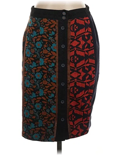 Pre-owned Left Coast By Dolan Casual Skirt In Brown