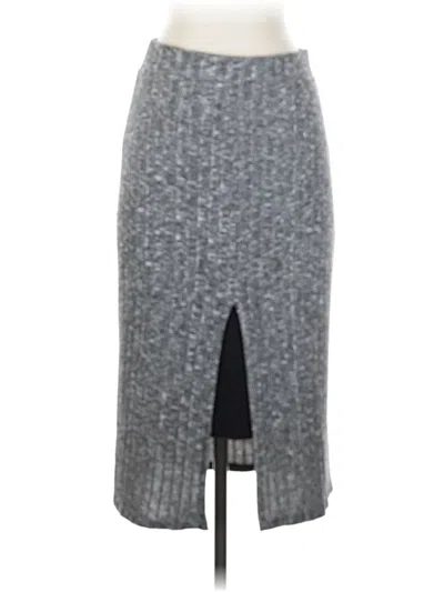 Pre-owned Left Coast By Dolan Casual Skirt In Gray