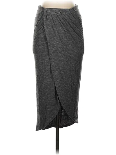 Pre-owned Left Coast By Dolan Casual Skirt In Gray
