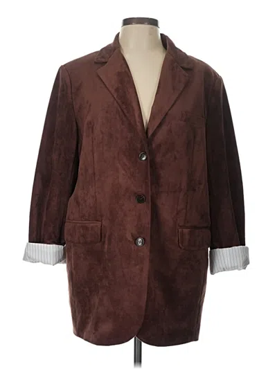 Pre-owned Left Coast By Dolan Coat In Brown
