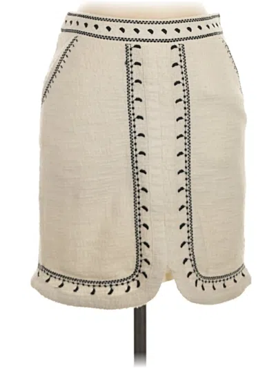 Pre-owned Left Coast By Dolan Formal Skirt In Ivory