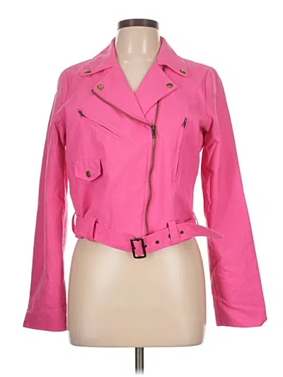 Pre-owned Left Coast By Dolan Jacket In Pink