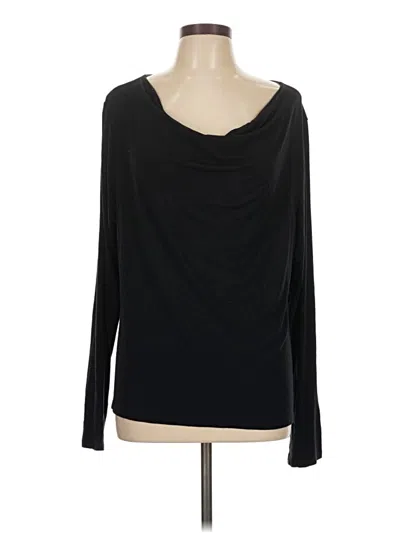 Pre-owned Left Coast By Dolan Long Sleeve T-shirt In Black