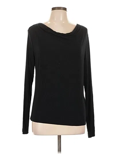 Pre-owned Left Coast By Dolan Long Sleeve T-shirt In Black